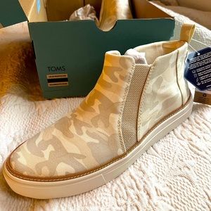 Toms high top camo sneakers